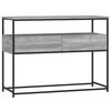 vidaXL Tavolino Consolle Grigio Sonoma 100x40x75cm Legno Multistrato