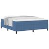 vidaXL Letto a molle Blu 180 x 200 cm Tessuto in Cords