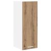 vidaXL Armadio pensile Rovere Artigiano e Bianco 30 x 31 x 80 cm