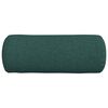 vidaXL Cuscini a rullo 2 pcs Verde Scuro Ø 15 x 40 cm Tessuto