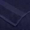 vidaXL Asciugamani da bagno FROGN 10 pz Blu navy 100x150 cm 360 g/m&sup2;