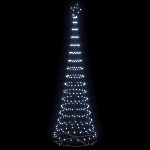 vidaXL Albero di Natale LED Bianco freddo 100.5 x 100.5 x 302.5 cm