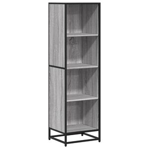 vidaXL Libreria Grigio Sonoma 40x35x139 cm in Legno Multistrato