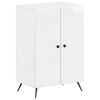 vidaXL Mobile per scarpe BREDA 59,5 x 39,5 x 90 cm Bianco Lucido