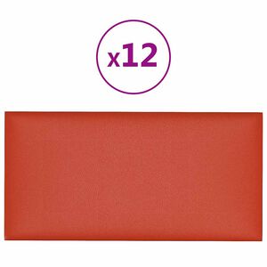 vidaXL Testiera da Parete 12 pz 30 x 15 cm Cappuccino Tessuto