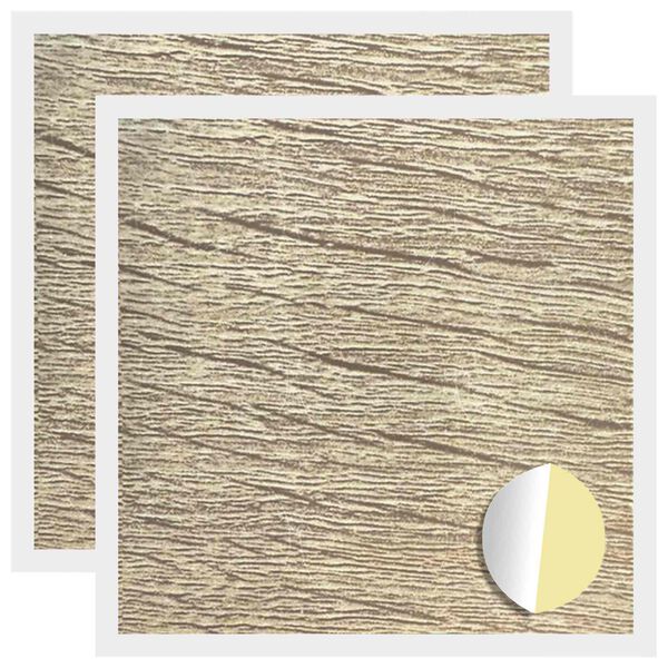 vidaXL Copertura Vite Adesiva 2 pcs Rovere Sonoma &Oslash; 20 x 0,5 mm