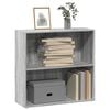 vidaXL Libreria Grigio Sonoma 80x30x77 cm in Legno Multistrato