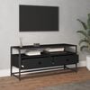 vidaXL Mobile Porta TV Nero 100x35x45 cm in Legno Multistrato