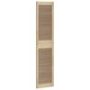 vidaXL Porta per Armadio 2 pcs Naturale 140.5 x 2.1 x 49.5 cm