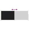 vidaXL Tenda da Sole Laterale Retrattile 160 x 500 cm Nera