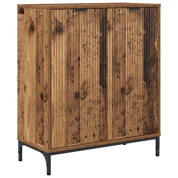 vidaXL Credenza Legno vecchio 69,5 x 33 x 82 cm Legno multistrato