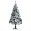 vidaXL Albero di Natale artificiale con 150 LED Bianco 150 cm