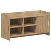 vidaXL Mobile per scarpe 100 x 39,5 x 51 cm Legno ingegnerizzato