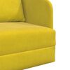 vidaXL Divano letto Giallo 65 x 80 x 83 cm Velluto