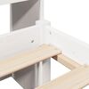 vidaXL Letto Libreria senza Materasso Bianca 90x200 cm Legno di Pino