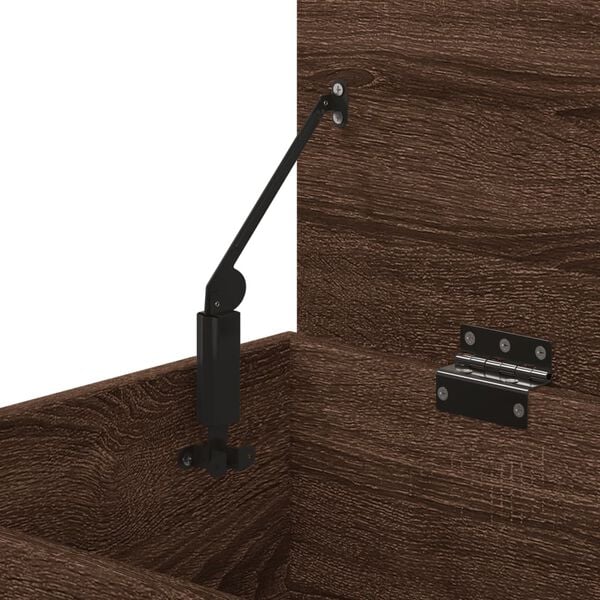 Cassapanca VidaXL Grigio Cemento 84x42x46cm - Legno Ingegnerizzato, Per Salotto, Organizzazione - Foto 2