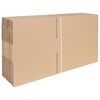 vidaXL Scatola Pieghevole 50 pcs Naturale 40 x 30 x 10 cm Cartone