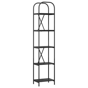 vidaXL Libreria 5 livelli 40 x 30 x 183 cm Legno ingegnerizzato