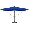 vidaXL Parasol Roma a braccio Blu e Nero 352 x 251 x 265 cm