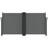 vidaXL Tenda da Sole Laterale Retrattile Antracite 120x1200 cm