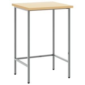 vidaXL Tavolo angolare Grigio 55 x 55 x 85 cm
