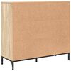 vidaXL Credenza rovere sonoma 89.5 x 33 x 82 cm Legno multistrato