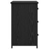 vidaXL Armadio da Notte con cassetto Rovere Nero 40 x 36 x 60 cm