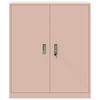 vidaXL Armadio Rosa 90 x 40 x 105 cm Acciaio