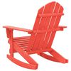 vidaXL Sedia Giardino Adirondack in Legno Massello di Abete Rossa