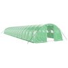 vidaXL Serra con Telaio in Acciaio Verde 80 m&sup2; 20x4x2 m
