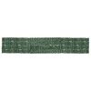 vidaXL Paravento da Balcone con Foglie Verde Scuro 600x100 cm