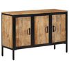vidaXL Credenza 105x35x70 cm in Legno Massello di Mango Grezzo