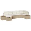 vidaXL Set di divani 7 pz polyrattan