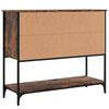 vidaXL Credenza Rovere Fumo 100x36x85 cm in Legno Multistrato
