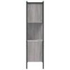 vidaXL Libreria Grigio Sonoma 72x28x109 cm in Legno Multistrato