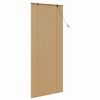 vidaXL Tenda a rullo con tende Marrone 80 x 220 cm Bamb&ugrave;