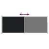 vidaXL Tenda Laterale Retrattile per Patio 180x500 cm Nera