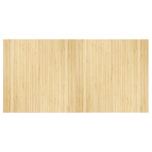 vidaXL Tappeto Rettangolare Naturale Chiaro 100x200 cm in Bamb&ugrave;