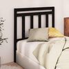 vidaXL Testiera per Letto Nera 106x4x100 cm in Legno Massello di Pino