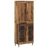 vidaXL Credenza 2 pz Legno vecchio 69,5 x 34 x 180 cm