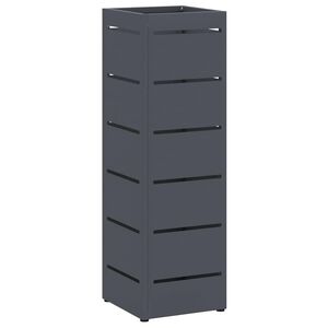 vidaXL Stand per Ombrelli da Pioggia Antracite 15,5 x 15,5 x 49 cm