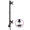 vidaXL Supporto per Monitor Doppio in Acciaio VESA 75/100 mm
