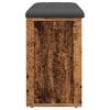 vidaXL Panca Porta Scarpe Legno Antico 102x32x50 cm Legno Multistrato