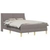 vidaXL Struttura letto con materasso 2 pz Copertura removibile
