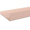 vidaXL Mensola sospesa 3 pcs Rosa 40 x 9 x 2,5 cm Acciaio