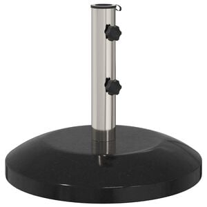 vidaXL Base per parasole per palo da 40-50 mm 26.75 kg Nero