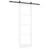 vidaXL Porta scorrevole ORKDAL Bianco e Nero 78 x 232 cm