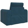 vidaXL Divano letto Blu 98 x 71 x 83 cm Velluto