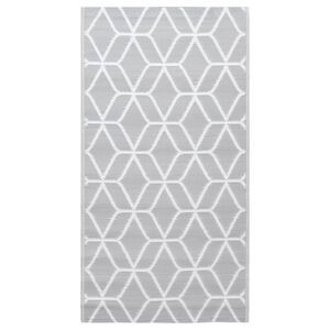 vidaXL Tappeto da Esterni ARAKIL Grigio 190x290 cm in PP