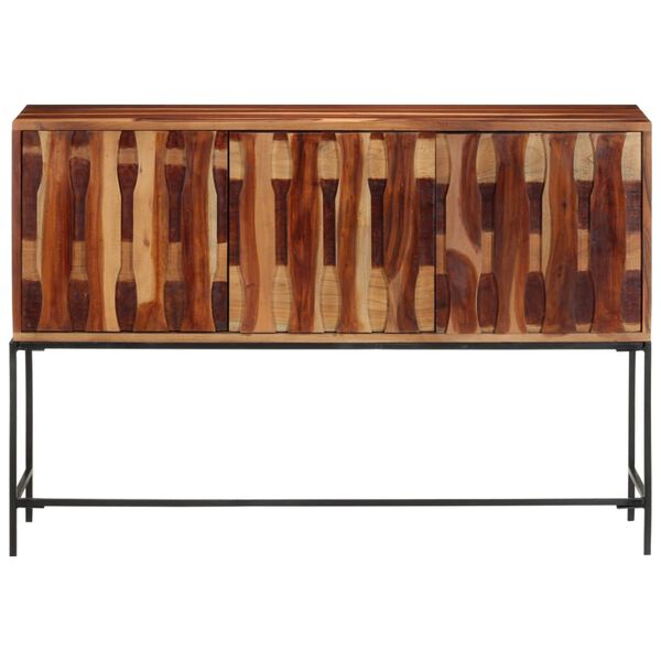 vidaXL Credenza 110x28x76 cm in Legno Massello di Acacia